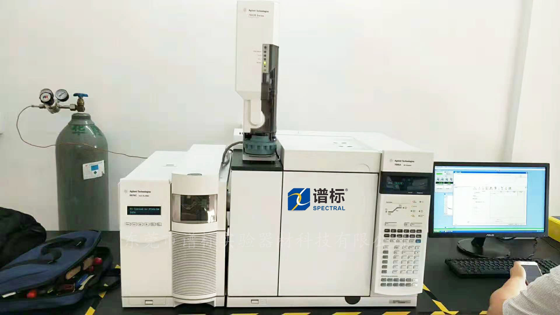 惠州某大型檢測集團購買我司二手安捷倫GCMS 7890A-5975C